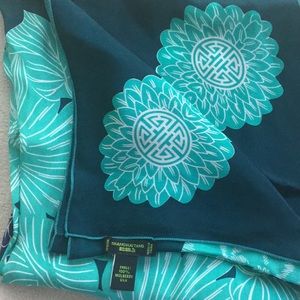 Shanghai Tang mulberry silk square scarf